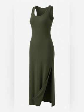 holiday blue dress Linen Decima Dress TURTLE TRELLIS, L